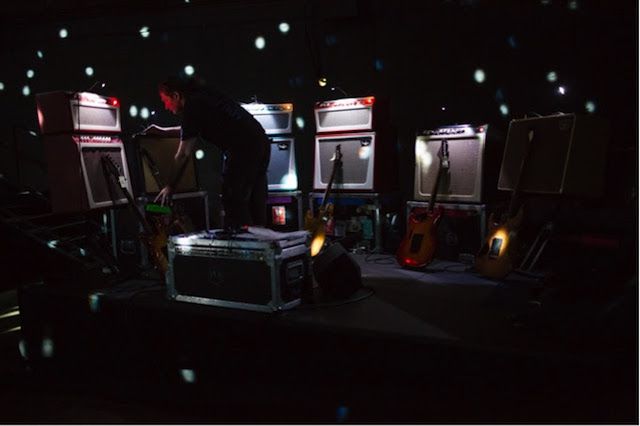 Lou Reed's guitars will be laid against amplifiers to create the drones for the show.